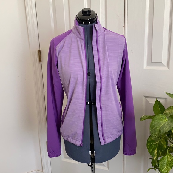 ADIDAS Purple Wind Breaker Size XS - Picture 1 of 10